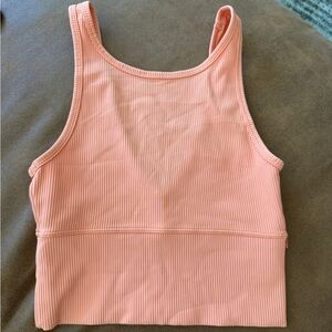 Lululemon Ribbed Tank Coral Orange (XS/SM)